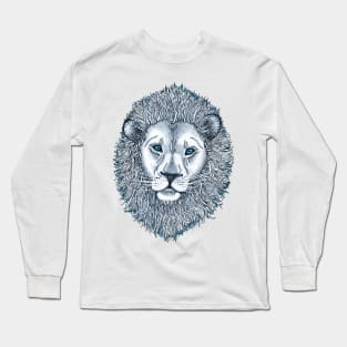 Blue Eyed Lion Long Sleeve T-Shirt